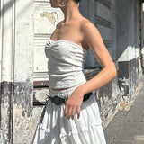 IFOMT Keiry Ruffle Maxi Skirt Set