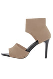 IFOMT New Fashion Spring Outfit Ankle Strap High Heel Fish Mouth Sandals