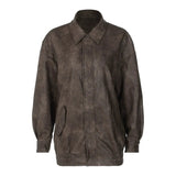 IFOMT Kiya Vintage Leather Jacket
