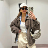 IFOMT Kiya Vintage Leather Jacket