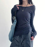IFOMT Knitted Mesh Backless Top