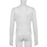 IFOMT Long Sleeve Fishnet Top