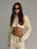 IFOMT Nevio Knitted Crop Sweater