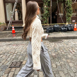 IFOMT Nevio Knitted Crop Sweater
