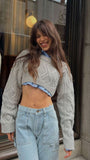 IFOMT Nevio Knitted Crop Sweater