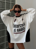 IFOMT Drop Shoulder Long Sleeve Sweater