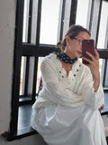 IFOMT Embroidery White Sweater