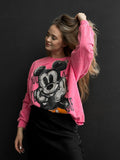 IFOMT Round Neck Casual Distressed Pullover Sweater