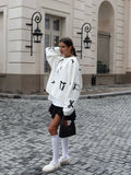 IFOMT Round Neck Loose Pullover Sweater
