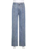 IFOMT Back Star Patchwork Jeans