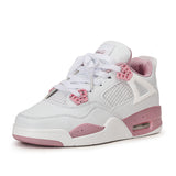 jordan 4’s New Couple All-Match Air Cushion Shoes Men's and Women's Hong Kong Style Ins Super Hot Height Increasing White Shoes Student Shoes Casual Wear-Resistant Shoes