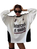 IFOMT Drop Shoulder Long Sleeve Sweater