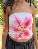 IFOMT Alexys Lace Strapless Top