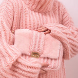 IFOMT Fluffy long-sleeved sweater
