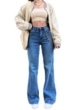 IFOMT Mid Waist Washed Boyfriend Jeans