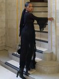 IFOMT Medina Mesh Long Cardigan Top