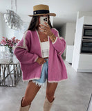 IFOMT Needle Imitation Wool Knitted Sweater