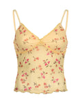 IFOMT Cara Floral Print Mesh Tank Top