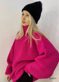 IFOMT Loose Fit High-necked Wool Knitted Sweater