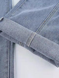 IFOMT Back Star Patchwork Jeans