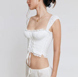 IFOMT Nashly Lace Detailed Top