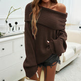 IFOMT Loose Pullover Long Sleeved Sweater