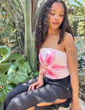 IFOMT Alexys Lace Strapless Top