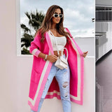 IFOMT Hooded Long Cardigan Sweater Jacket