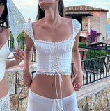 IFOMT Nashly Lace Detailed Top