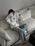 IFOMT Round Neck Loose Pullover Sweater