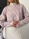 IFOMT Loose Casual Knitted Pullover Sweater