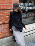 IFOMT Long-sleeved Hollow Knitted Sweater