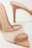 IFOMT New Fashion Spring Outfit Rhinestone High Heels Sandals