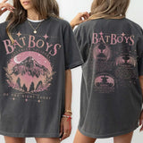 IFOMT ACOTAR Bat Boys Shirt Sarah J Maas Book Boyfriend Night Court 100% Cotton Loose Retro Shirt Unisex Tee Fantasy Apparel Y2K Top