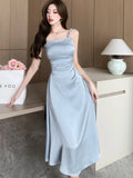 IFOMT Summer Elegant Sexy Hollow Out Sleeveless Dress Women Chic Birthday Evening Party Vestidos Female Slim Clothing