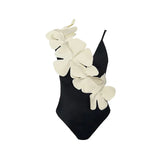 IFOMT 2023 Sexy Fashion One Piece Swimsuit Solid 3D Flower Summer Women Swimwear Beachwear Summer Luxury Monokini Bathing Suit