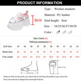 IFOMT  Chunky Platform Sneakers for Women High Heels Thick Bottom Vulcanize Shoes Woman Spring Autumn Increase Casual Shoes