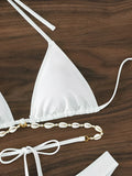 IFOMT Triangle Bikini Set Decorated With Seashell Swimsuit Women Swimwear Female Sexy Bathers Bathing Swimming Swim Suit Beachwear