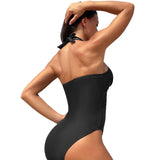 IFOMT 2024 New Sexy Micro Bikini Women Push Up Padded Thong Swimsuit Female Cut Out Bathing Suit Swimwear Trajes De Baño