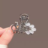 IFOMT 2024 New Fashion Alloy Rhinestone Hair Grab Clips For Women Ladies Summer Elegant Trendy Ponytail Hair Holder Accessories