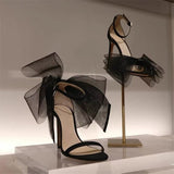 IFOMT  Big Butterfly-Knot Sandals Woman Summer High Heels Women Pumps Pointed Designer Shoes Mary Janes Sexy Stiletto Wedding Shoe