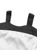 IFOMT Women Sexy Backlees Bow Crop Top Y2k Spaghetti Strap Top Satin Sleeveless Slim Fit Cami Tank Tops Camisole Vintage Streetwear