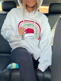 IFOMT Y2k Bow Print Hoodie Sweatshirt Casual Long Sleeve Hoodie Chic Retro Sweatshit Women 2024 Autumn Oversized Pullover Tops
