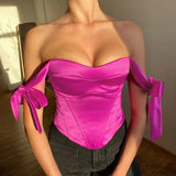 IFOMT Women Strap Bustier Corset Sleeveless Low Cut Harajuku Crop Tops Vintage Open Bank Aesthetic Tank Tops Y2k Streetwear