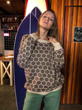 IFOMT Autumn New Pullover Sweater Women's Retro Plaid Print Loose Casual Knitted Top  Long Sleeve Round Neck Female Fashion