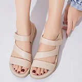 IFOMT Summer Women 2cm Platform 4cm High Heels Outside Sandals Female Lightweight Casual High Heels Lady Fashion Sneaker Slides