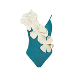 IFOMT 2023 Sexy Fashion One Piece Swimsuit Solid 3D Flower Summer Women Swimwear Beachwear Summer Luxury Monokini Bathing Suit