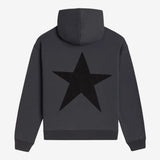 IFOMT Retro Gothic Oversized Hoodie Women Y2K Star Graphic Pullover Sweatshirt with Pocket Aesthetic Preppy Crewneck Jacket Streetwear