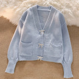 IFOMT Butterfly Knot Knitted Soft Cardigan