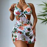 IFOMT Women Swimsuit Sexy Fashion Wrap Pad High Waiste Prints Bikini Set Beach Swimwear Sexy Bkini Biquinis Bathing Suit Tankini